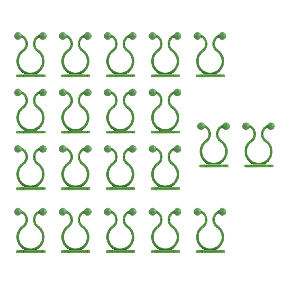 

80pcs Plant Fixer Small Size Self Adhesive Hooks High Viscosity Vine ganizer Eco Friendly Material Wall Sticky