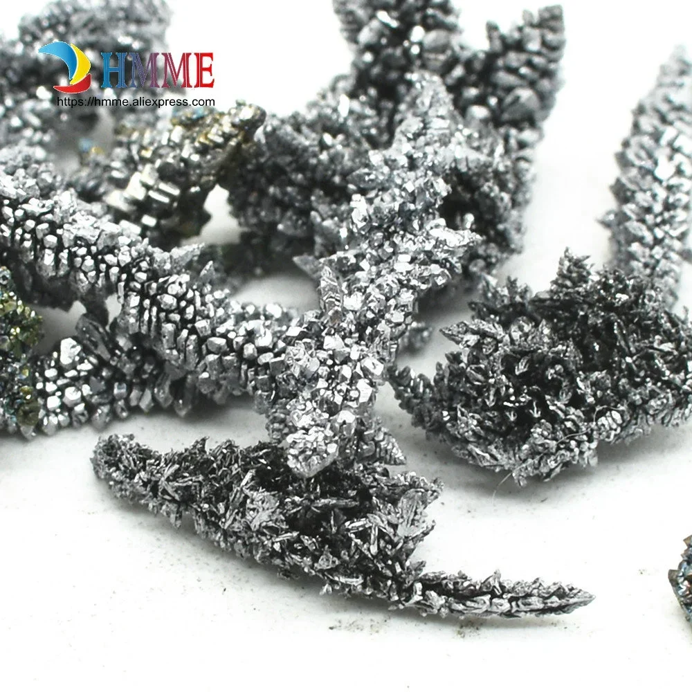 20g Vanadium High Purity V Crystal Branch Shape Metal 99.9% Rare Refractory Metals for Element Collection Collecting