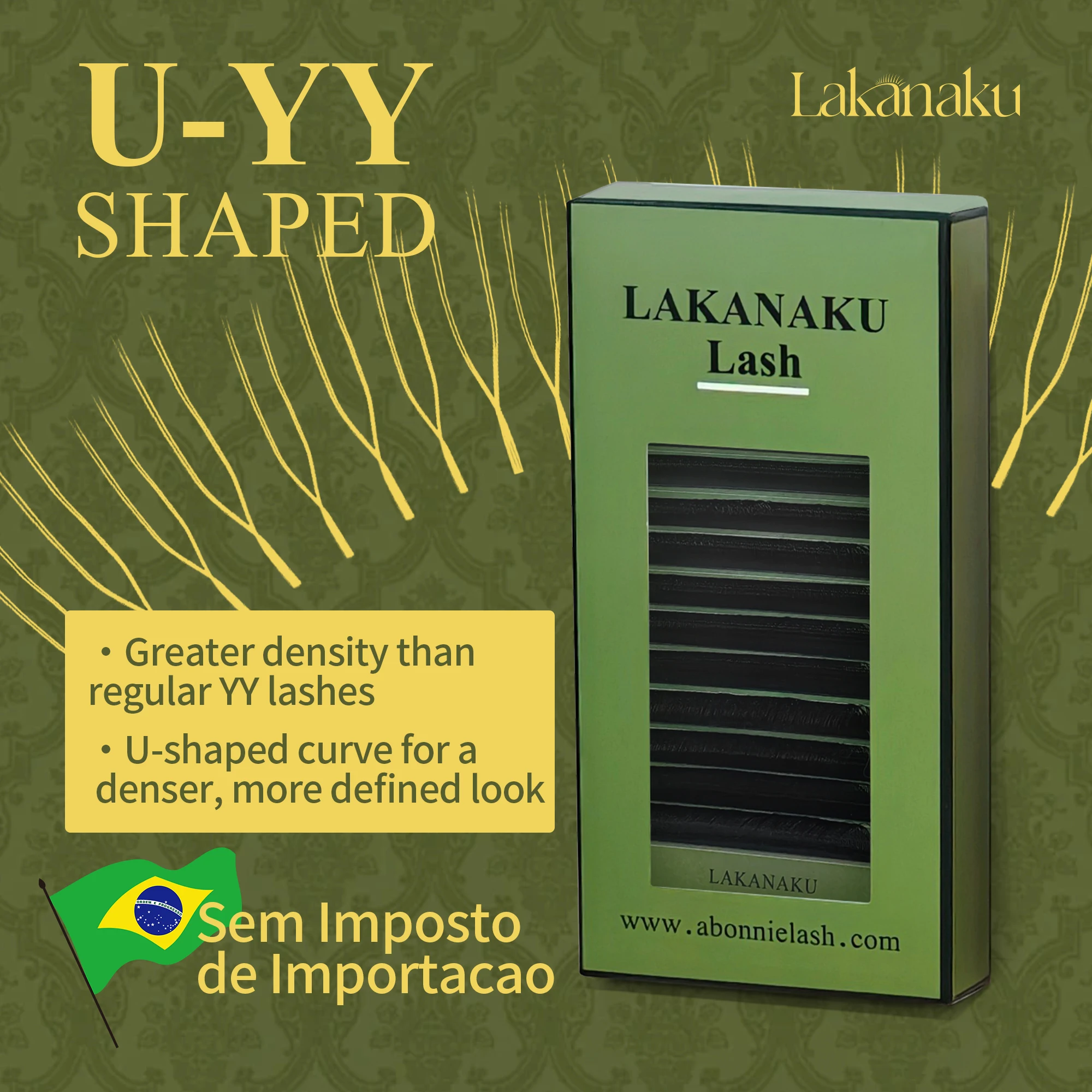 

LAKANAKU U YY Eyelash Extension Premium PBT Double Layer Shaped Bloom Eye Lashes Natural Soft DIY Premade Fan Lash Extensions