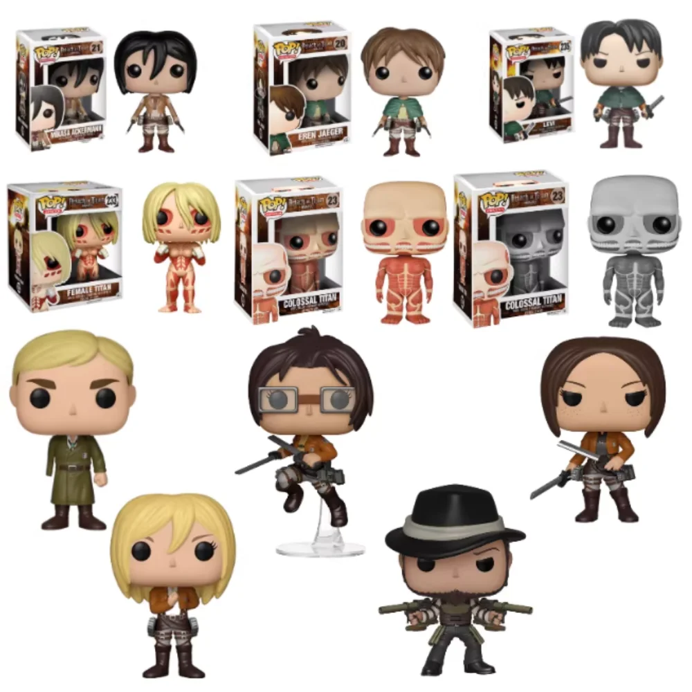 Funko POP Ataque a los Titanes Batalla de Levi 1169 # Juguetes Modelo POP, Regalos para Niños, Figuras de Acción Coleccionables, Regalos de Navidad y Carnaval