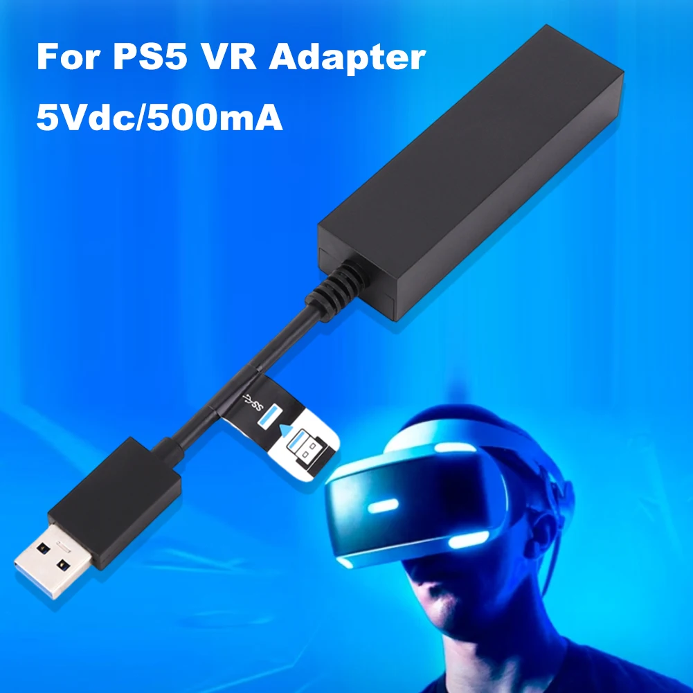 لمحول كاميرا بلاي ستيشن 4 لوحدة التحكم PS5 VR موصل محول كابل توصيل لمحول كابل تحويل PS5 VR