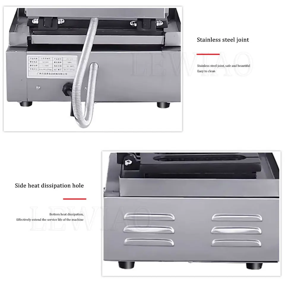 

Corn Waffle Maker Rench Muffin Hot Dog Making Machine Crispy Corn Conjoined Machine Commercial