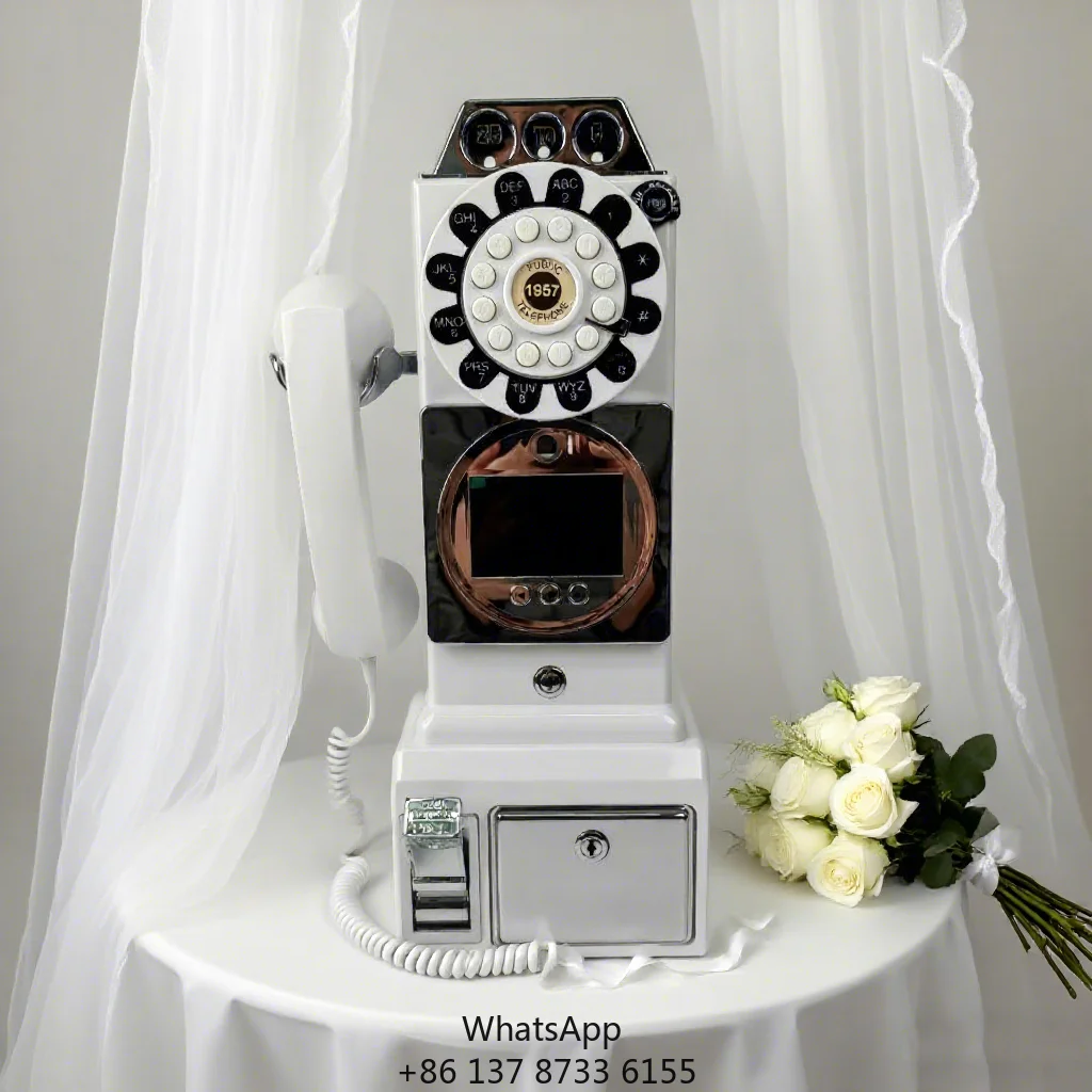 

Retro Video Guestbook For Wedding Telephone Booth Leave A Message Video Guestbook Phone For Wedding Events