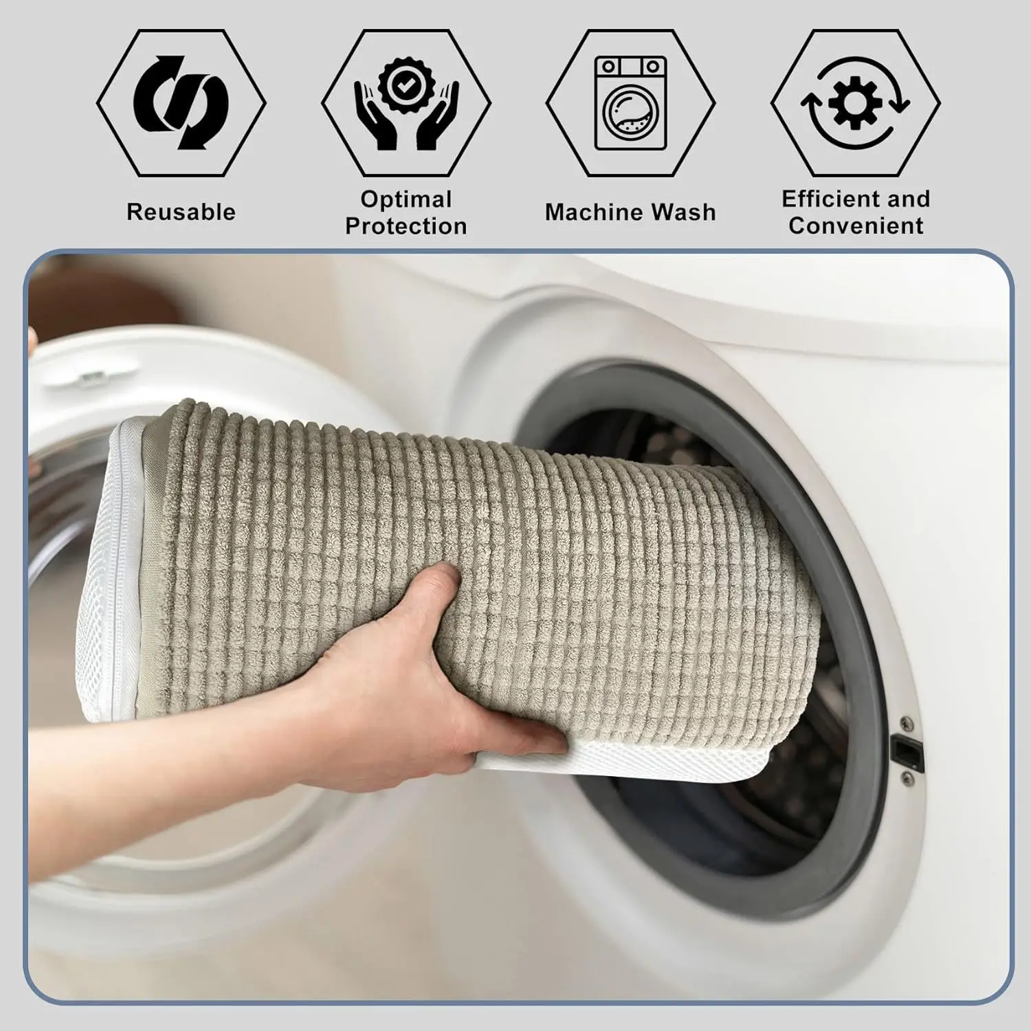 NEW Side Zipper Shoe Bag for Washing Machine Chenille Velvet Lined Shoe Washing Bag Portable Fluffy Fiber Sneaker Laundry Bags