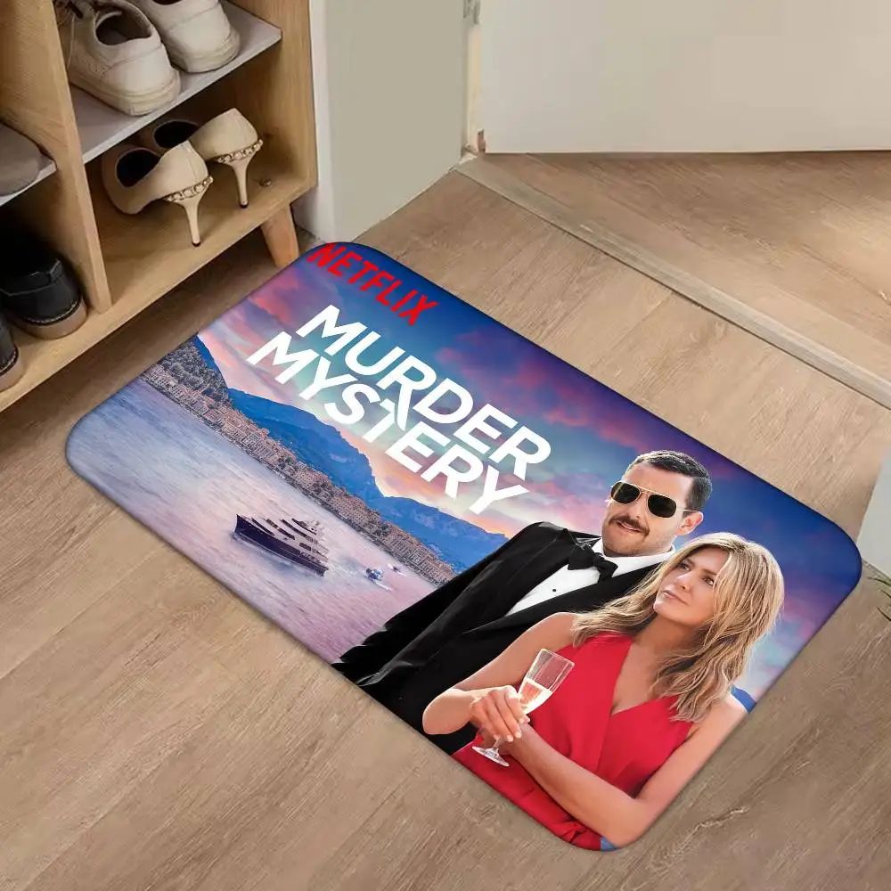 

Murder Mystery Floor Mat Home Bathroom Absorbent Mats Anti-Slip Mats Home Decor Supplies
