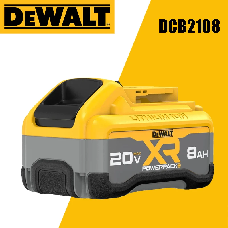 DEWALT DCB2108 20V MAX* XR POWERPACK™ 8 AH BATTERY High Lifespan Stable Output Suitable For Original 20V Machines Battery