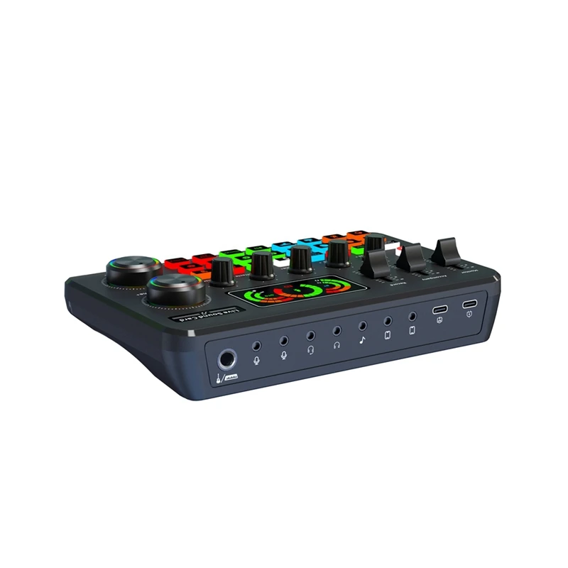 External Bluetooth Sound Card Live Sound Card Computer PC Sound Board Sound Mixer Live Mixer Noise Reduction Mixers