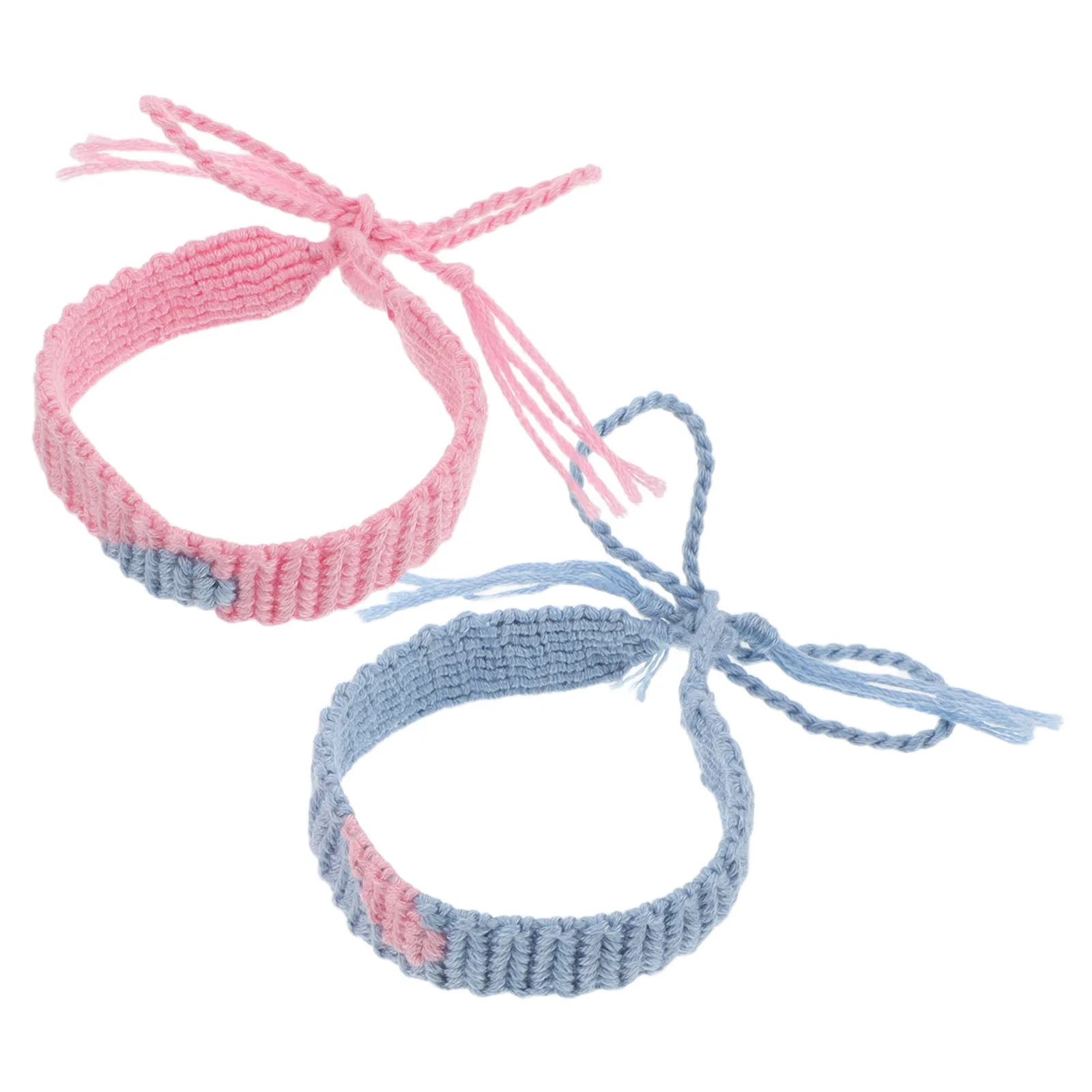 

2pcs Couple Adjustable Braided Handmade Beach Bracelets Women Men Chain Woven Accessory Bracelet For Women Strings