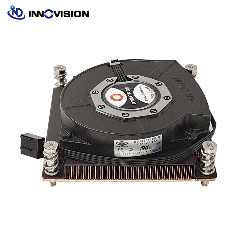 Imagem -02 - Dynatron R16 1u Lga2011 Quadrado Cpu Cooler Base de Câmara de Vapor com Cobre para Intel Tdp até 165w