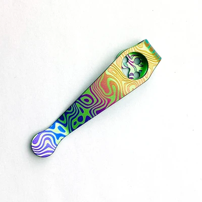 1 قطعة أنودة التيتانيوم سكين جيب كليب Kydex عودة كليب الخصر كليب ل العنكبوت Para2 C81 C10 C11 للطي سكين اكسسوارات