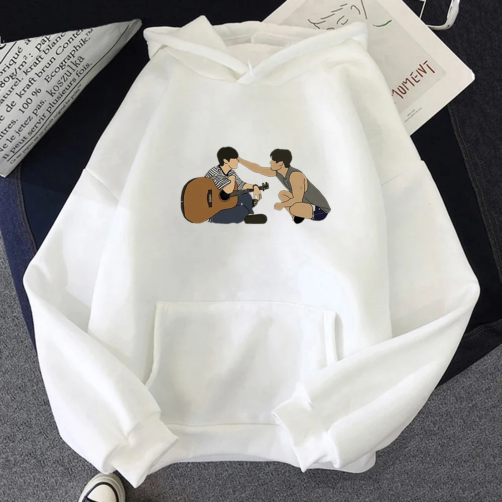

Men's autumn long-sleeved bad partner Pat Pran character print hoodie, retro Harajuku aesthetic style Harajuku sweatshirt
