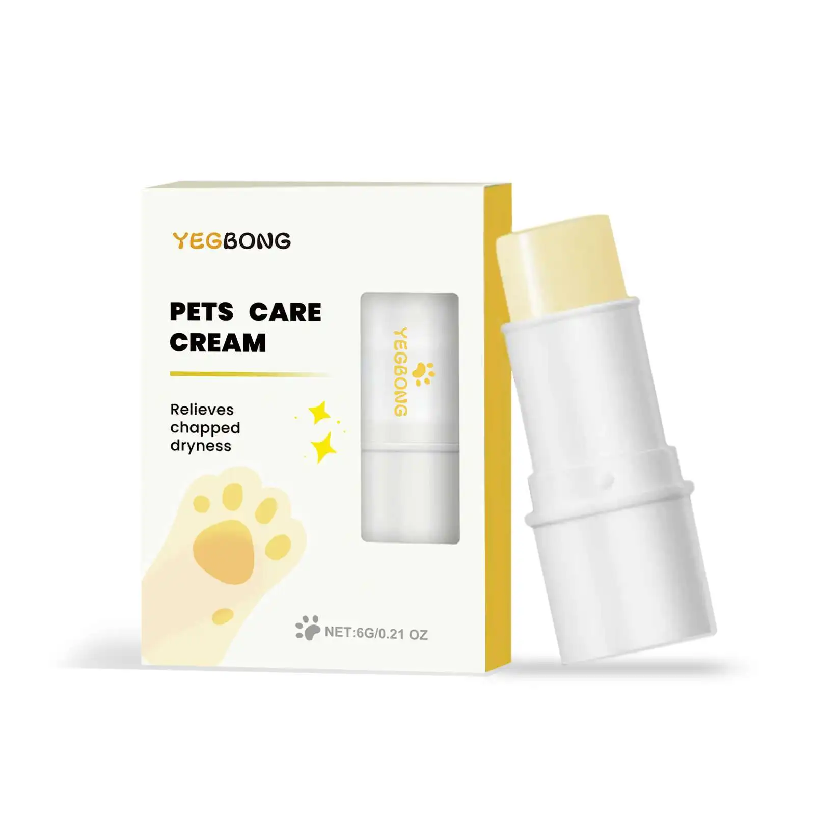 

Yegbong For Home Use, Cat Dog Pet Claw Pad, Gentle And Moisturizing Care Ointment Stick