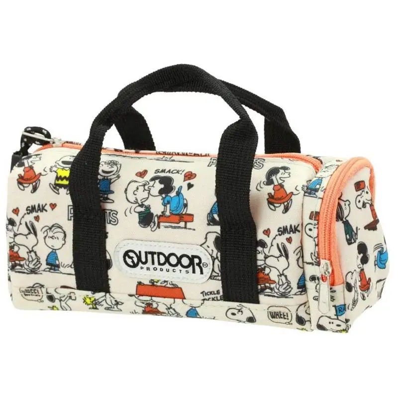 New Kawaii Snoopy Handbag Cosmetic Bag Pencil Case Stationery Storage Bag Travel Item Storage Bag Cartoon Printed Gift For Girls