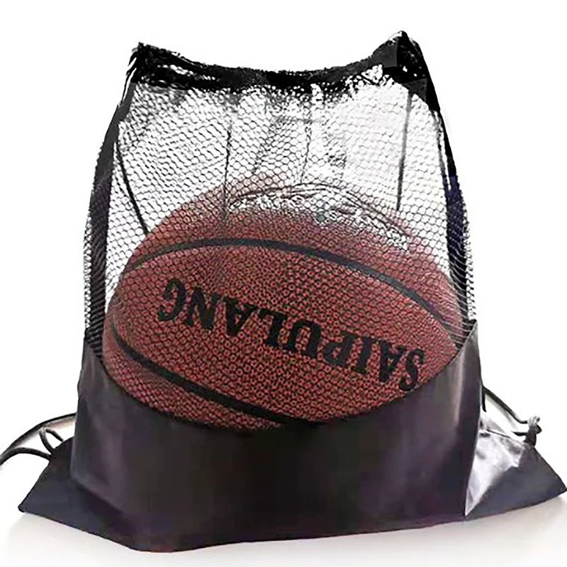 1Pc Portable Basketball Cover Mesh Bag Football Outdoor Volleyball Ball Storage Backpack Soccer Backpack Bag Pocket