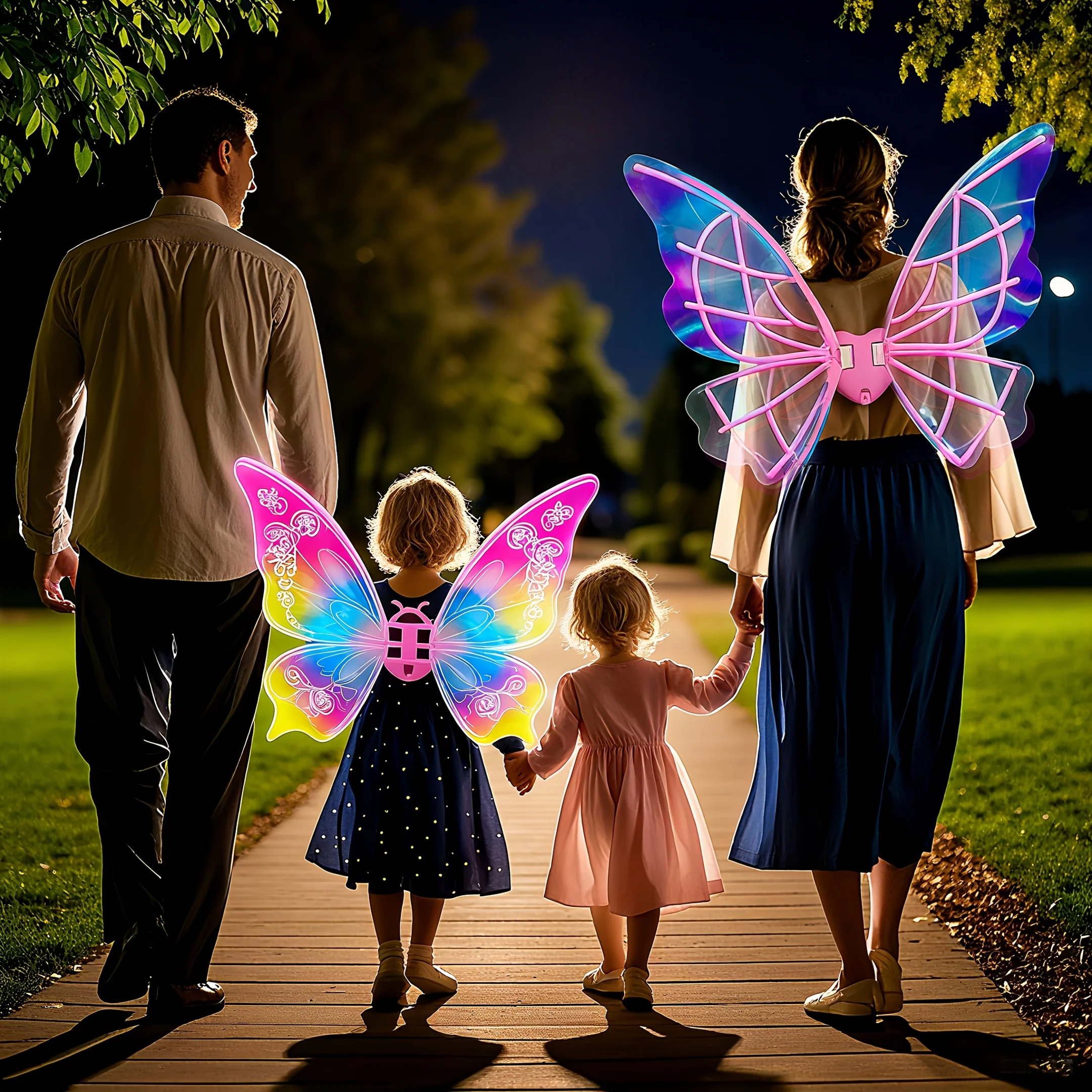 LED-Schmetterlingsflügel mit Bewegungssensor und Musikaktivierung – magische Lichteffekte