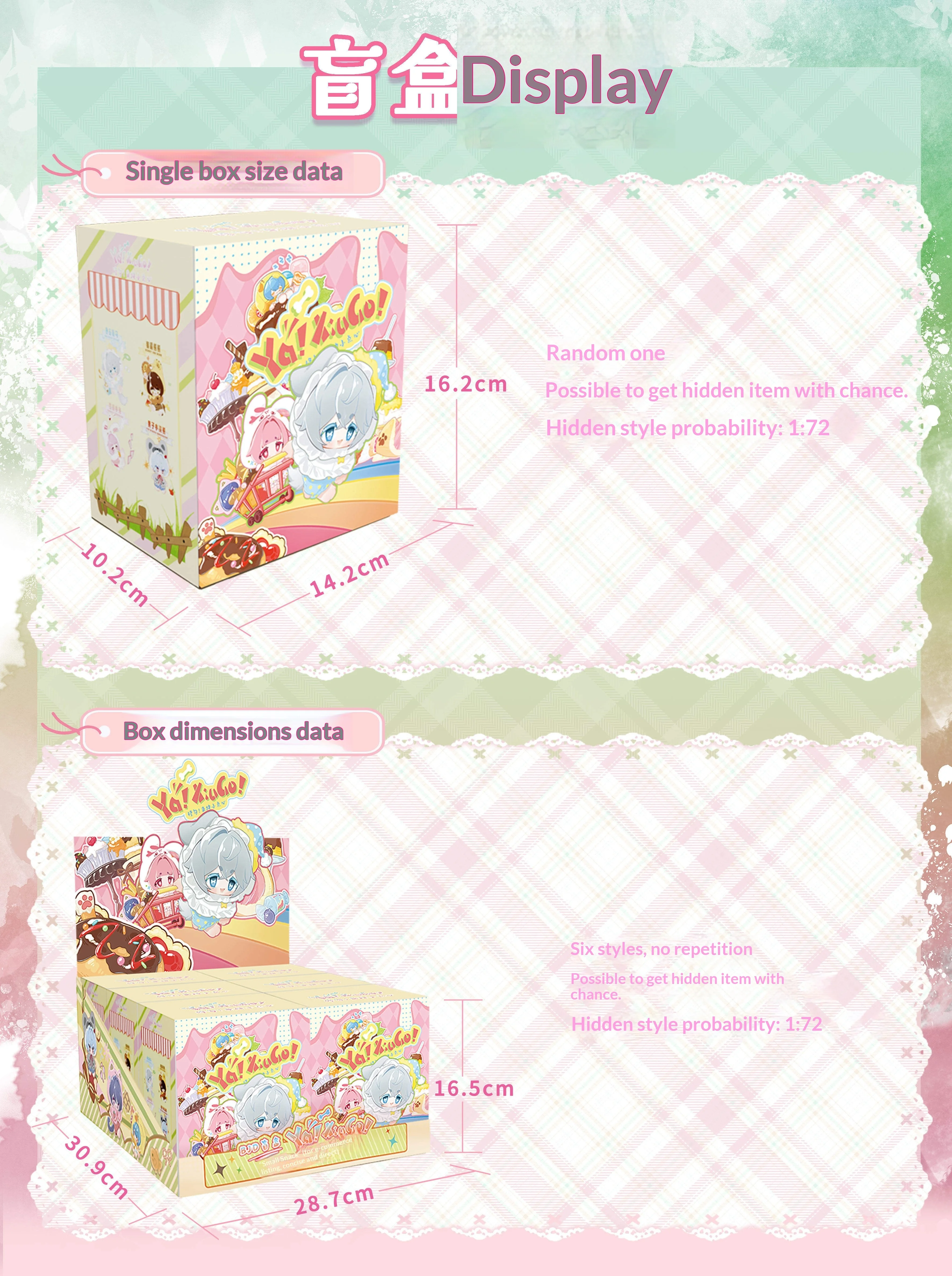 Original Ya XiuGo A Little Pastry Please Serie BJD Blind Box Mystery Box Caixa Caja Puppen Geschenk Desktop-Ornament Anime-Figur Spielzeug – Detail 19