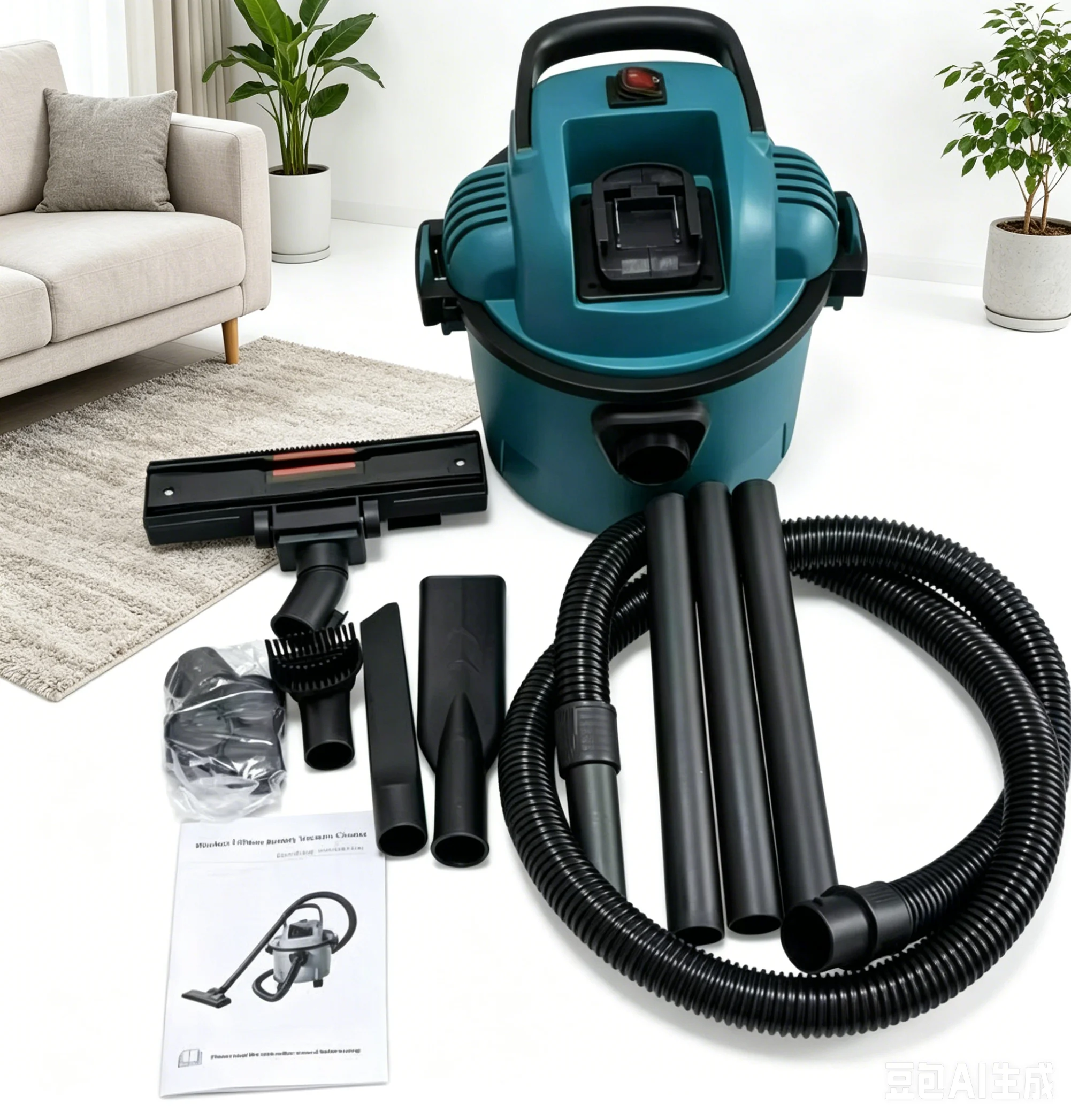 6.5A high power car vacuum cleaner, 10L large capacity 38000RPM for auto interior cleaning and detailing
