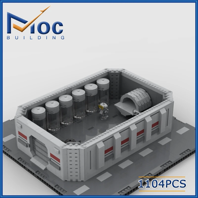 Série de films spatiaux, système de Base de république, Barracks médicaux, modèle MOC, blocs de construction en briques, jouets d'assemblage à monter soi-même, cadeaux de noël créatifs
