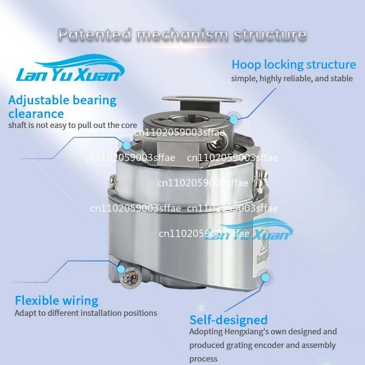 Absoltue Rotary Safety Encoder Single Turn Max to 32bit Multiturn up to 24bits 2026 KM39 Small Hollow Shaft 6mm 8mm 10mm