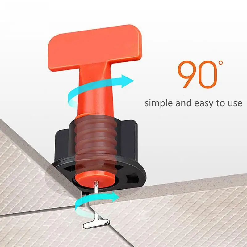 Imagem -02 - Sistema de Nivelamento de Telha Reutilizável Pino de Agulha Substituível Nivelador de Colocação de Telha de Assoalho de Parede Cunha Espaçador Ferramenta Alicate Localizador