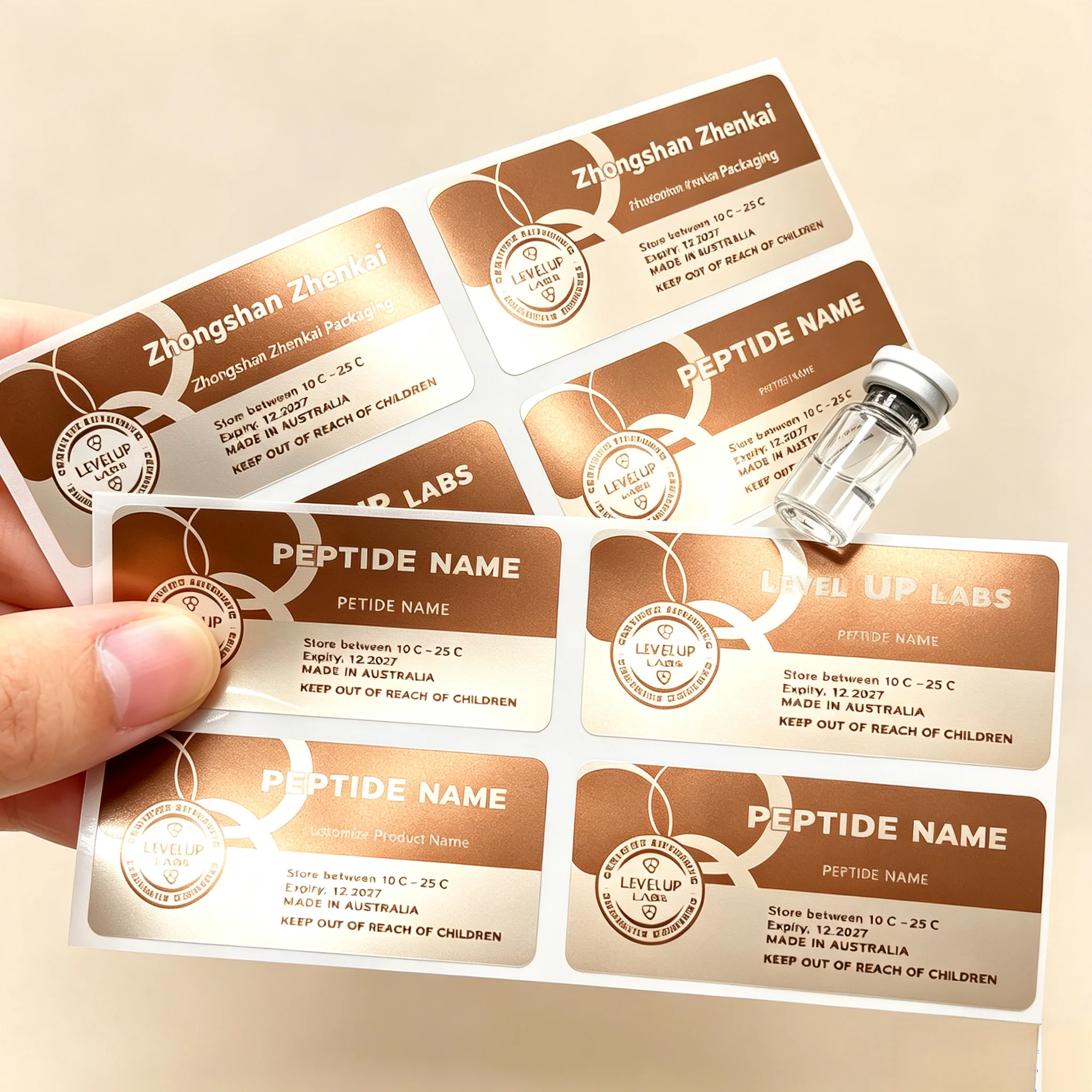 Custom Self Adhesive Vinyl Pep - The Nutrition Fitness ulasan dan harga
