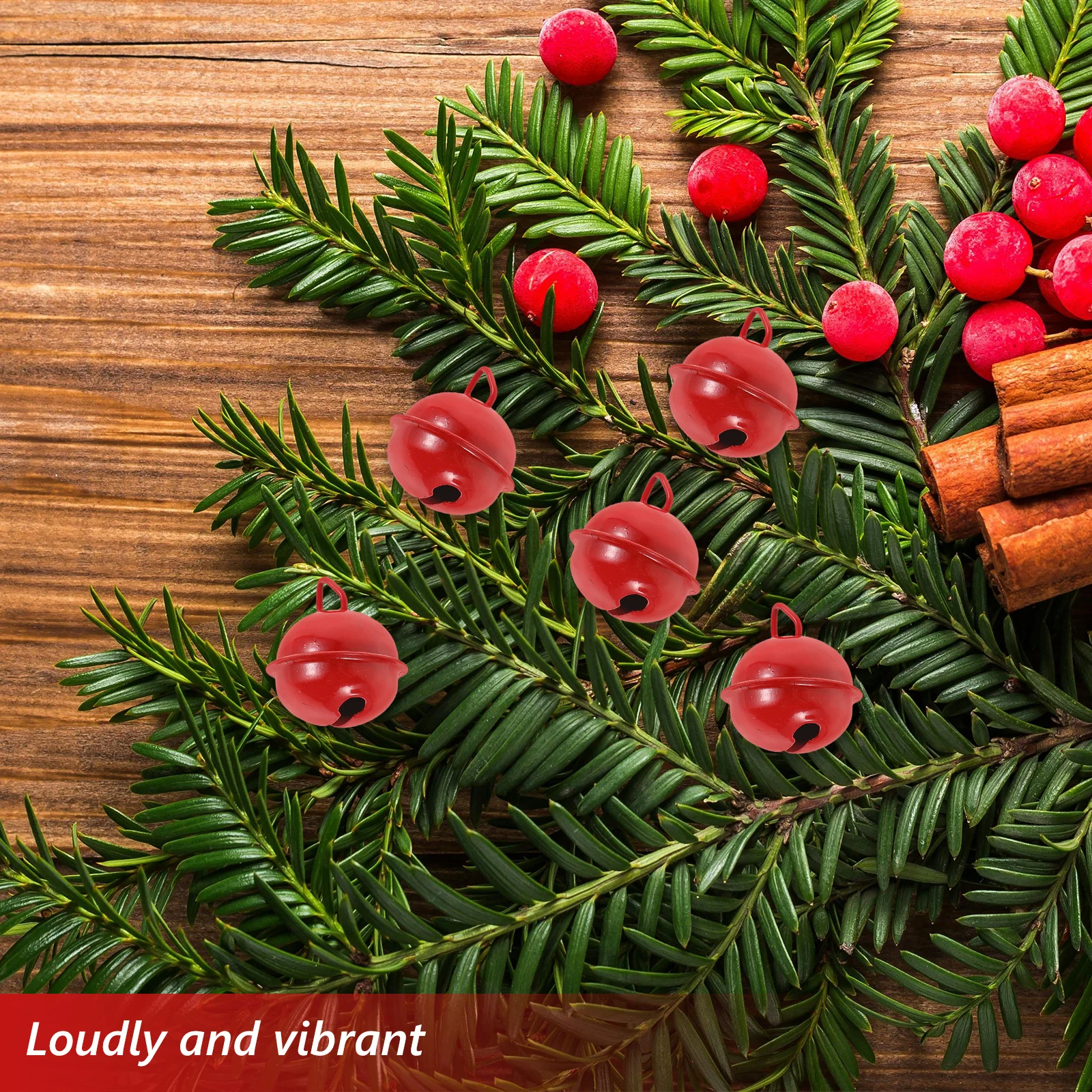 

100pcs Small Christmas Decoration Diy Alloy Bells For Jewelry Pendant Craft Mini Bells Red Holiday Party Ornament Gift