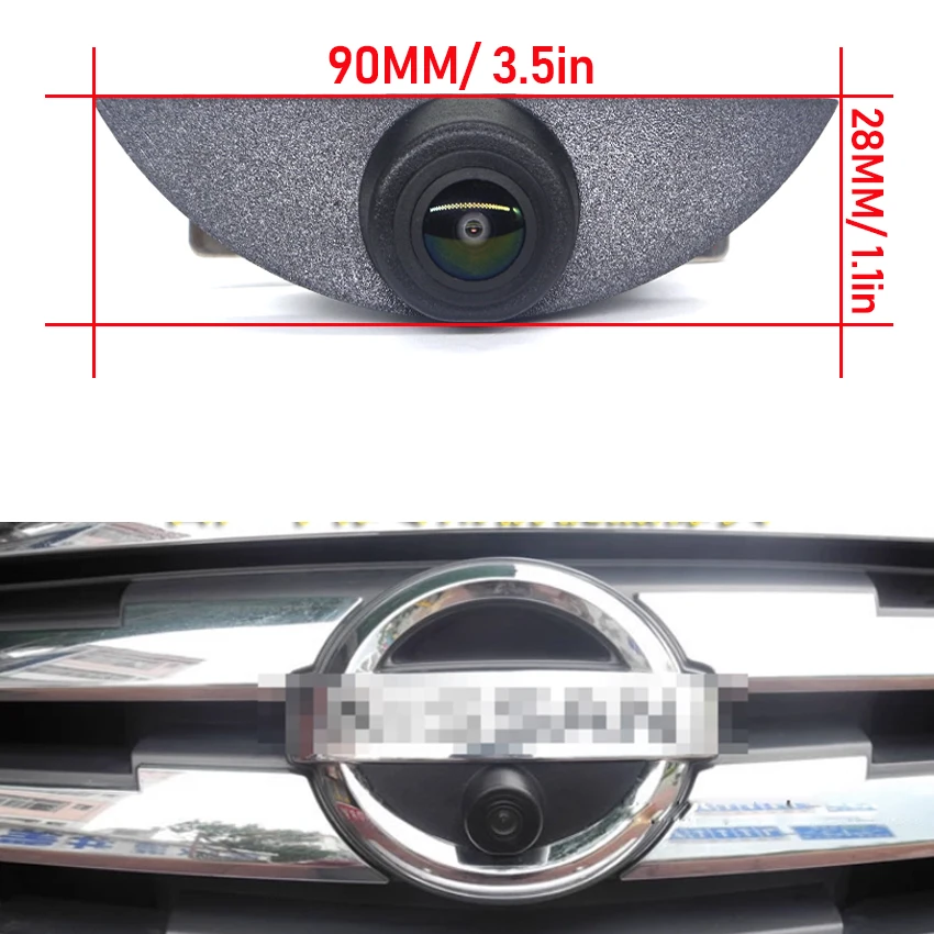 CCD AHD 1080P Vehicle logo Front View Camera for Nissan X-Trail Tiida Livina Qashqai Fairlady Pulsar Cube Armada Frontier Xuanyi