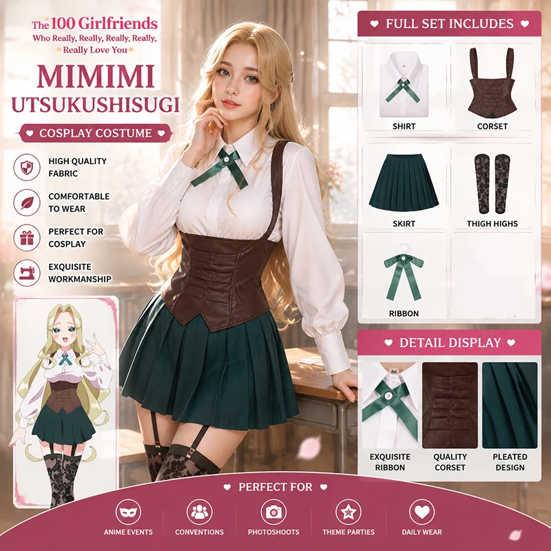 Anime Cosplay Girlfriend - Anime The 100 Girlfriends Who Really