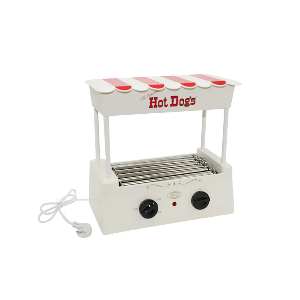 Custom Size Hot Dog Grill Automatic Warmer Electric Stainless Steel Sausage Roller Grill Hot Dog Stand Vending Machine