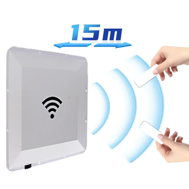 

2025 Hot Sales RFID Long Range Antenna Rfid Reader Rs232 RS485 TCP/IP Wiegand Impinj E710 Reader Vehicle Tracking UHF Rfid Reade