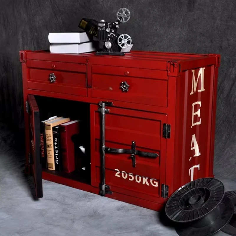 Industrial Style Modern Bar Furniture Pantry Creative File Cabinet Design Environmentally Friendly Durable Water Home Bar Gym