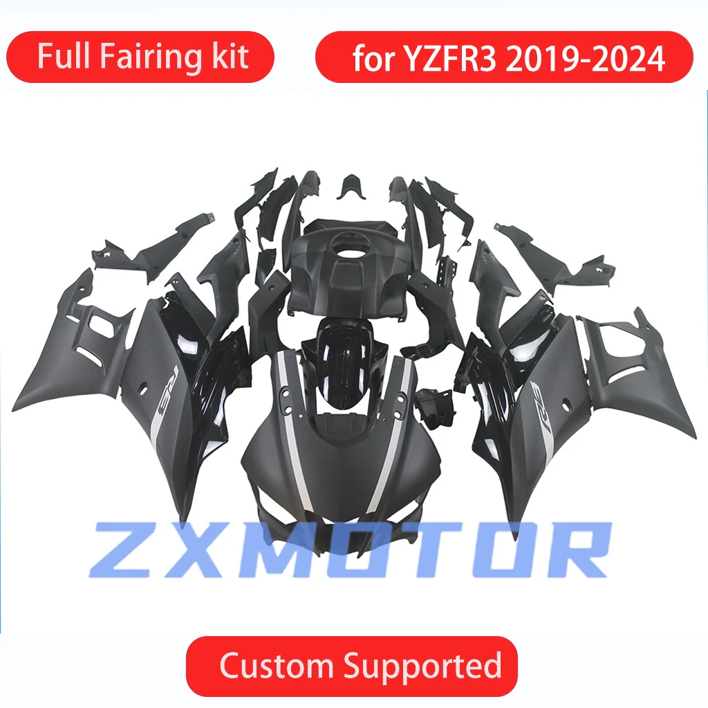 

For YAMAHA YZF R3 2019 2020 2021 2022 2023 2024 Cool Fairings YZFR3 19-24 Motorcycle Injection Aftermarket Fairing Kit