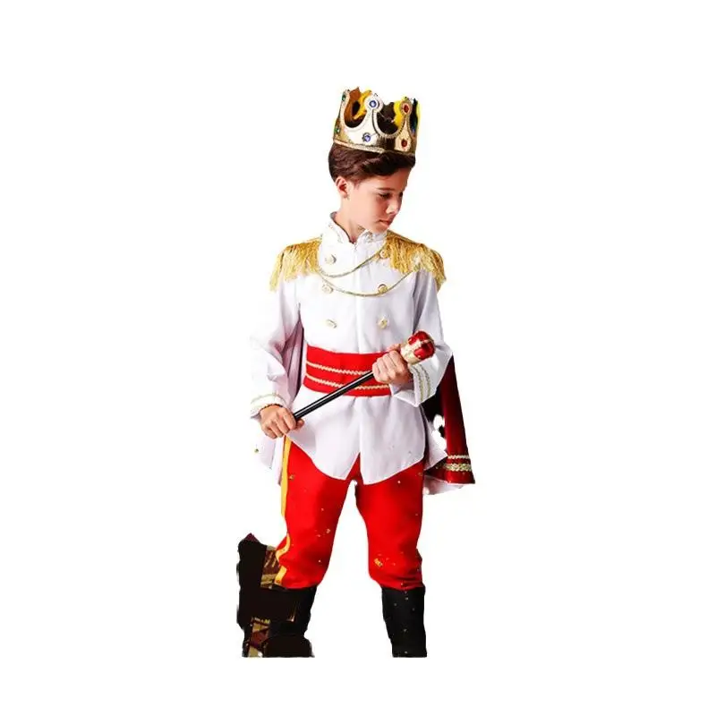 ハロウィン子供用コスプレ海賊王王子コスチュームパフォーマンスセット男の子女の子ドレスアップ服ステージパフォーマンス衣装