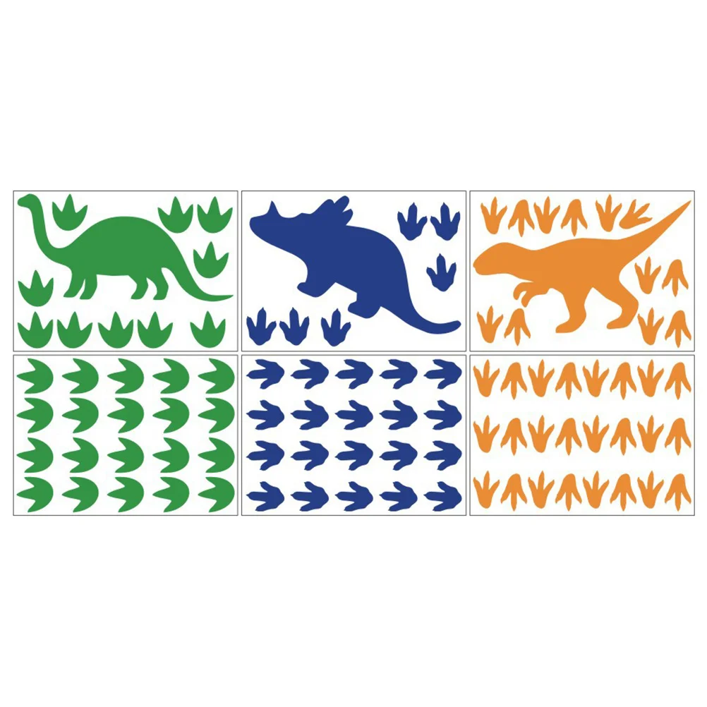

Dinosaur Footprints Wall Wall Stickers Decals Decals Removable Stickers Bedroom Living Room Decor PVC No Residue