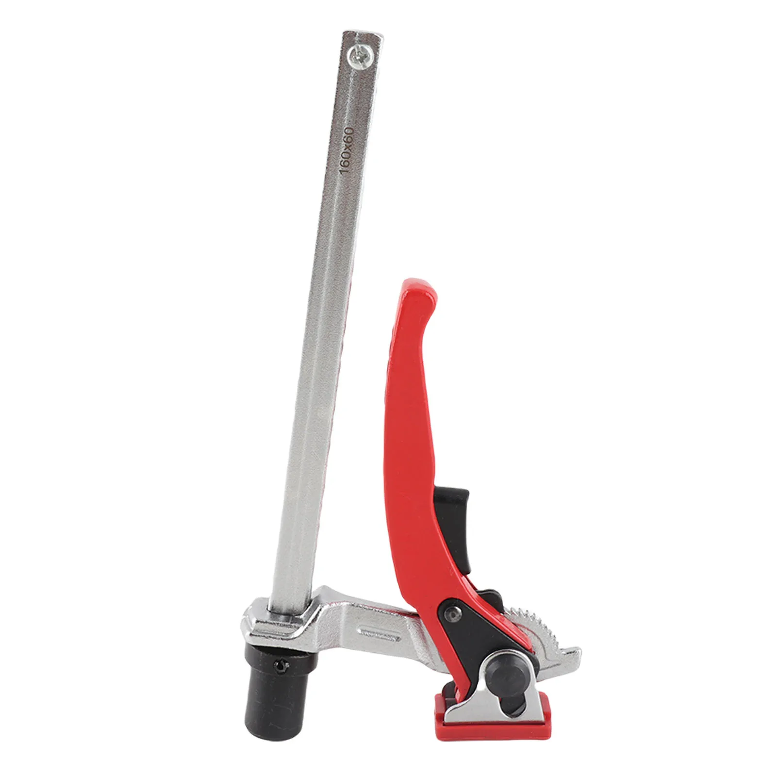 Abrazadera de trinquete para carpintería, abrazadera de sujeción, Base de 20mm, carril de 13,5x6,5mm, abrazadera para banco de carpintería para perros con mecanismo de trinquete