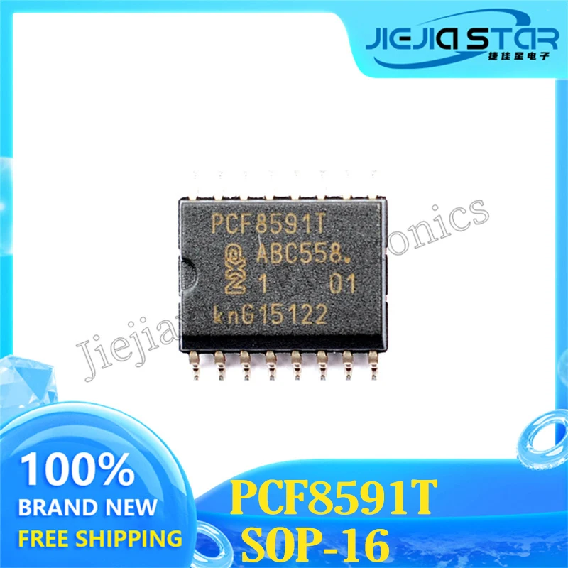 Eletrônica 2023+ PCF8591 PCF8591T Conversor Analógico-Digital/Digital-Analógico de 8 bits Chip SOP16 SMD 3~10PCS Frete grátis Correspondência de componentes IC