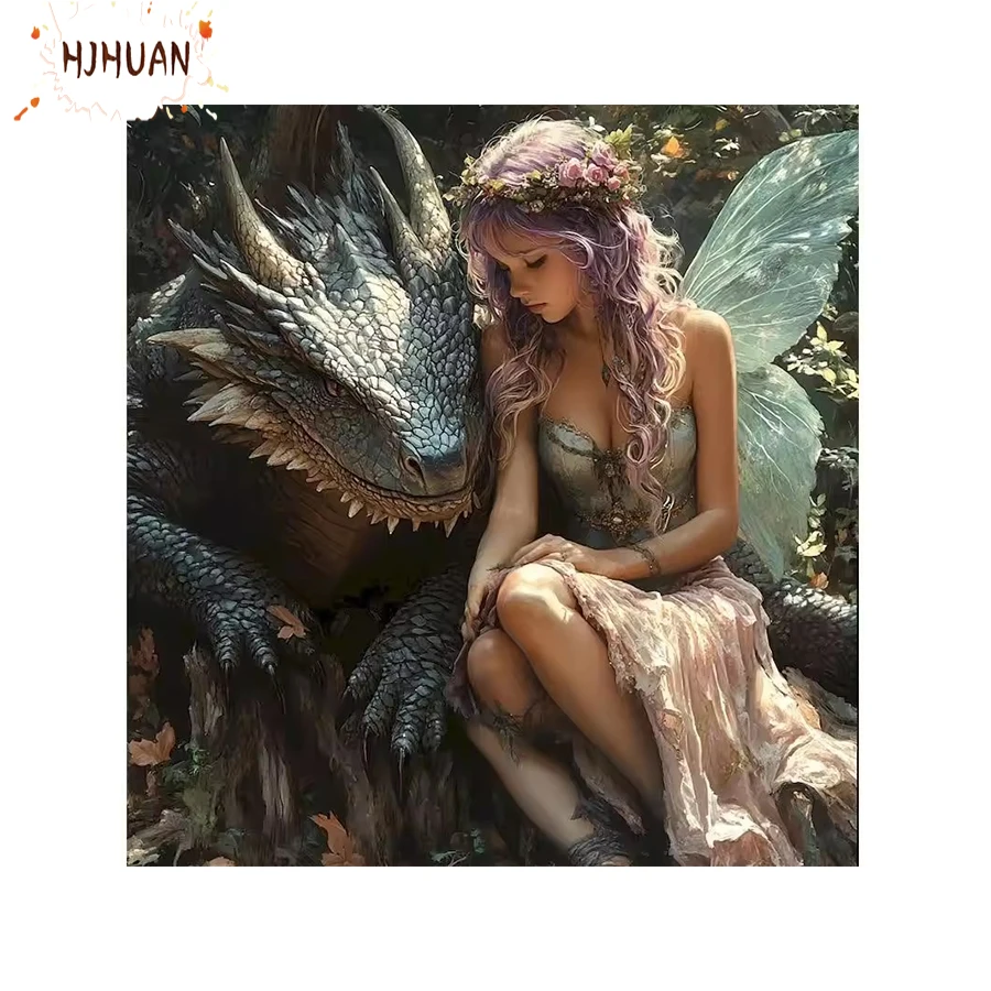 

5D Diy алмазная живопись ангел полная круглая квадратная дрель Алмазная вышивка крестиком мозаика настенная художественная картина украшение дома подарок на день рождения