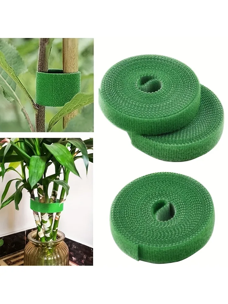 

3 Pcs Mini Garden Hook and Loop Ties, Adjustable Reusable Nylon Plant Ties for Vine Support, Gardening Supplies for Potted Plants & Balcony Decor
