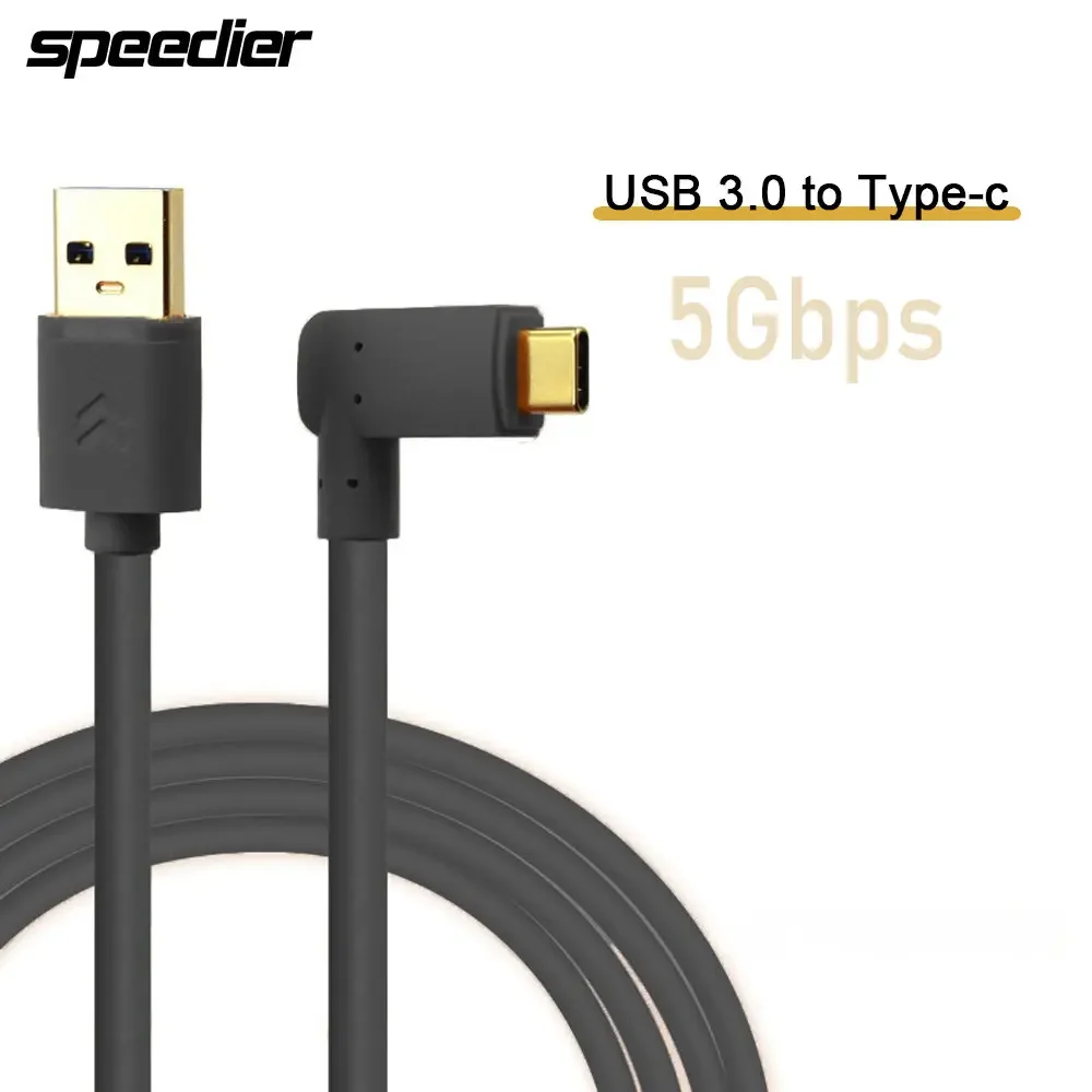 5Gbps USB 3.0 To Type C Elbow Data Cable Camera to Computer Tethered Online Shooting Cable Sony a73,a7s3,a7R3 Nikon Canon EOS R