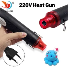 Diy Tool Heat Gun 1Pc 220V Behulp Heat Gun Elektrische Power Tool Hot Air 300W Temperatuur Gun met Ondersteunende Zetel Krimpen