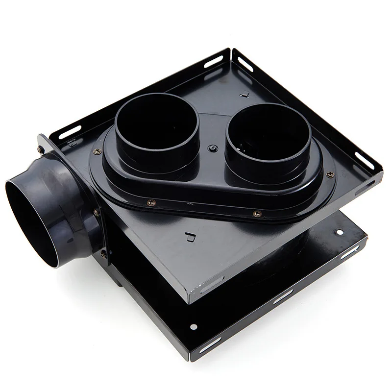 

Bathroom metal ventilation fan exhaust fan one-to-two split pipe exhaust fan silent hotel two suction one row