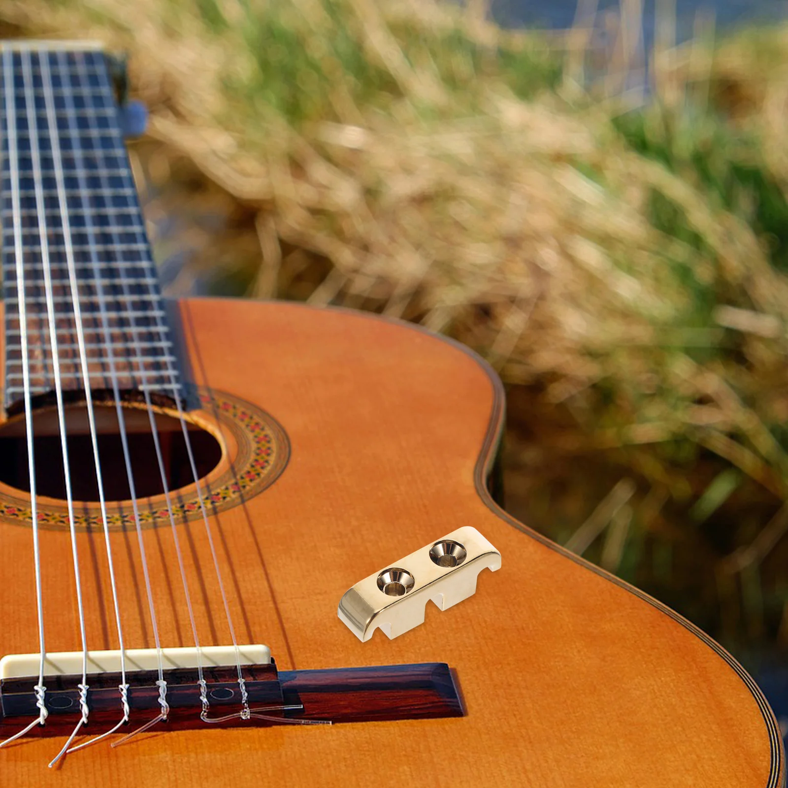 

Bass String Guide Retainer Gold Plated For 4 5 String Electric Bass Guitar Stable Tuning Locking Metal Retainer Instrument