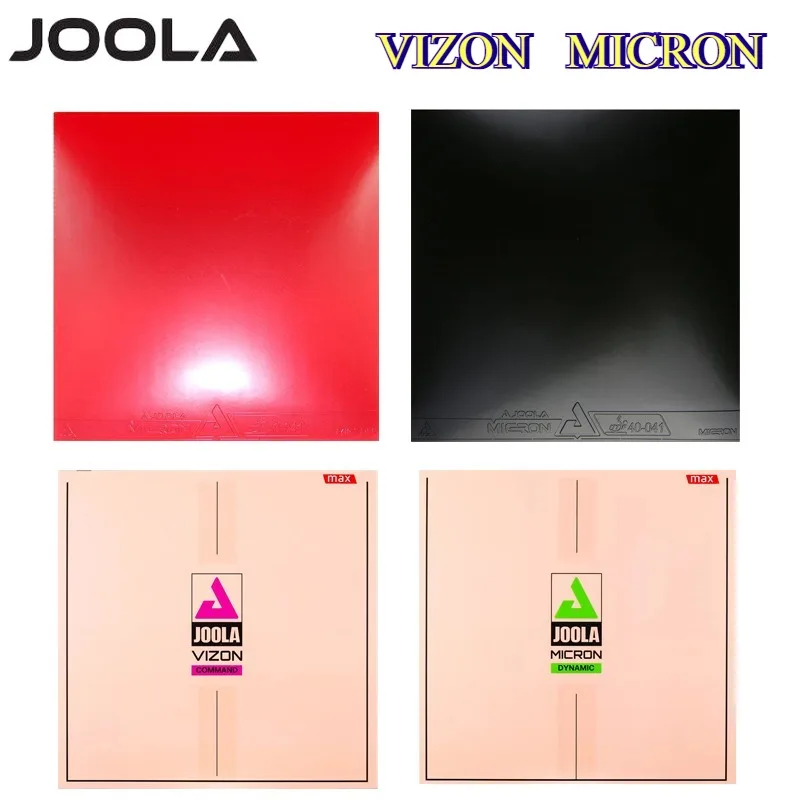 JOOLA VIZON MICRON Caoutchouc de tennis de table à picots vers l'intérieur, adhérent, avec éponge Max, approuvé ITTF, pour attaque rapide et topspin