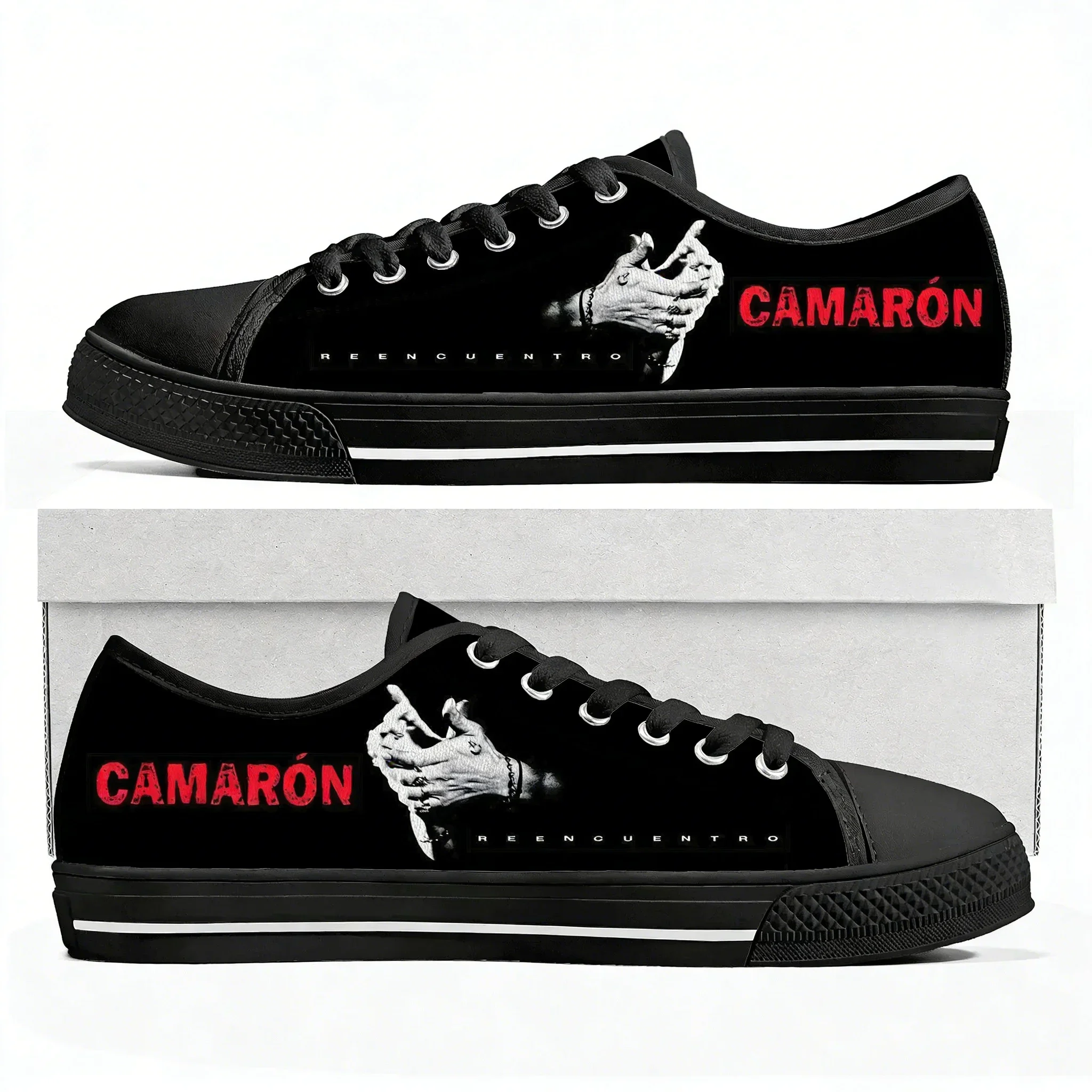 

Camaron De La Isla Low Top Sneakers Mens Womens Teenager REUNION FLACO Canvas Sneaker couple Casual Shoes Customize DIY Shoe