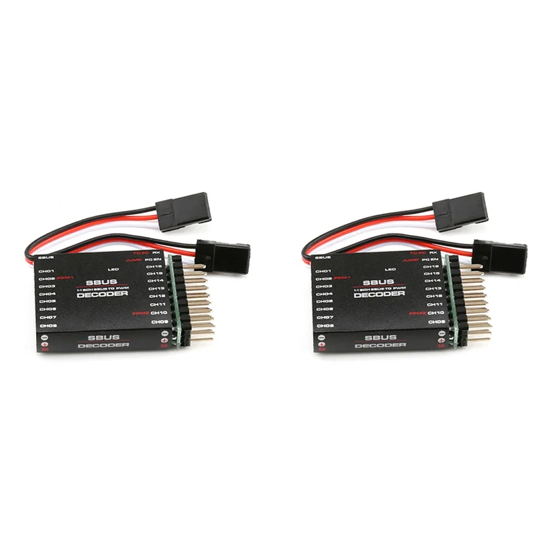 BTLIFE-2X SBUS To 16CH PWM Converter SBUS To PWM/PPM Decoders Two Way PPM Support Conversion For Futaba Orange Frsky SBUS