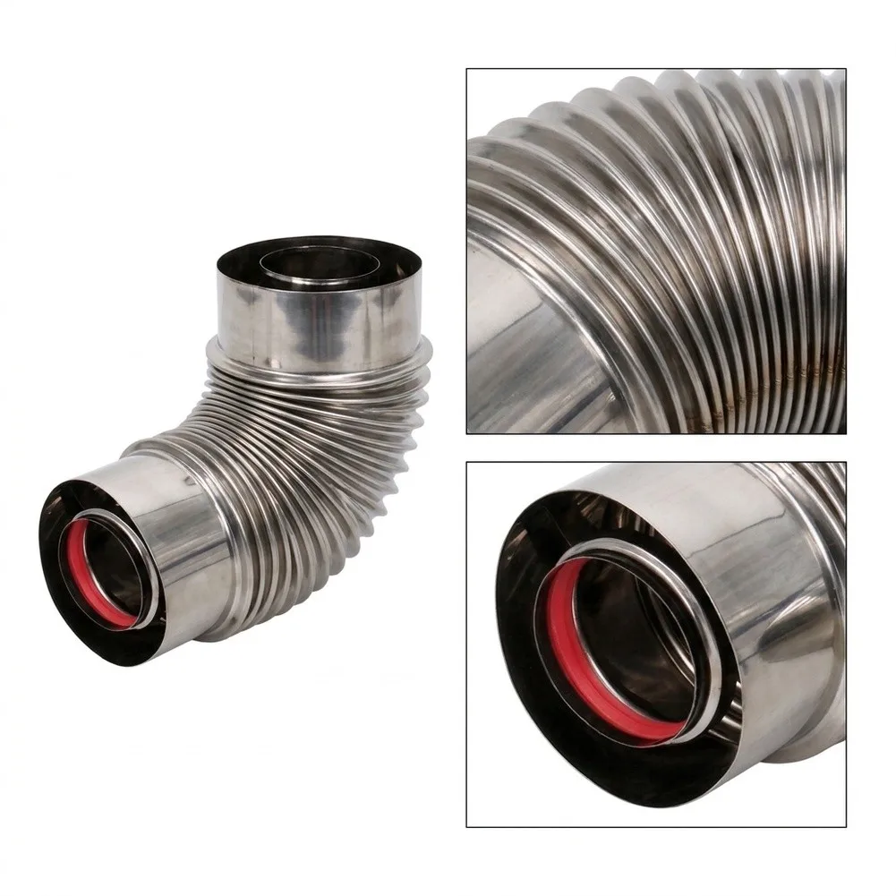 Stainless Steel For Exhaust Pipe with Two-Layer Insulation for Improved Heat Retention and Consistent Boiler Operation
