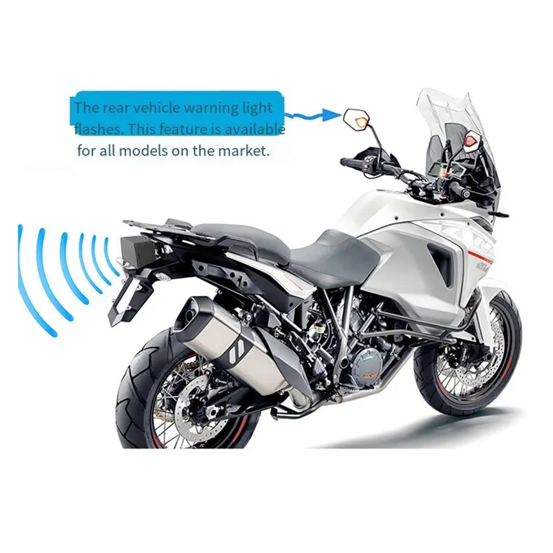 BSD Lane Change Assist System Detection Range 50M 77Ghz Millimeter Wave Sensor For Motorcycle Blind Spot Detection