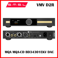 SMSL VMV D2R USB DAC ROHM Flagship DAC BD34301EKV Audio Decoder XMOS XU-316 MQA-CD Decoding Bluetooth5.1 PCM768kHz CK-03 Clock
