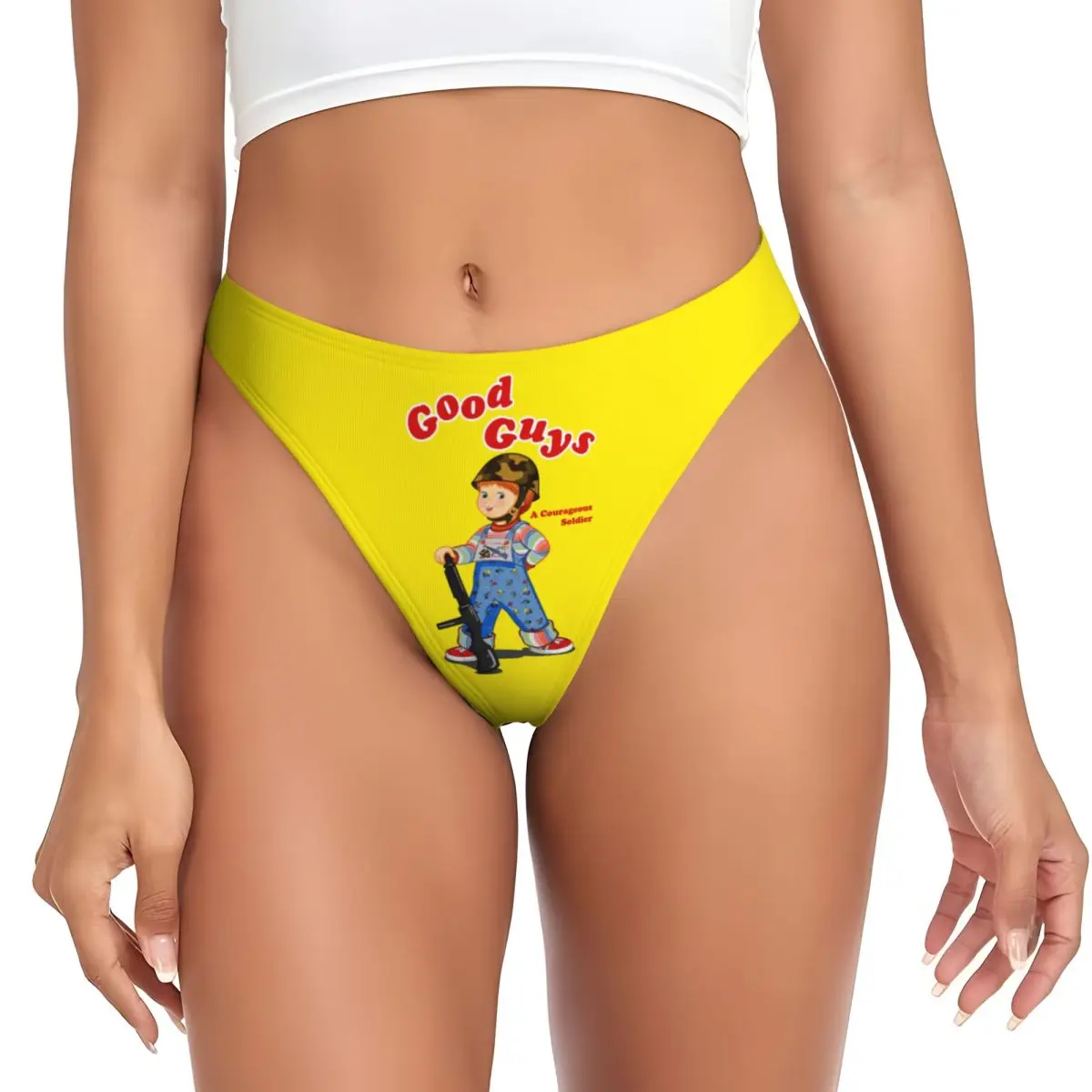 

Custom Womens Child's Play Good Guys Fireman G-string Thongs Comfort Child's Play Chucky Panties Underwear