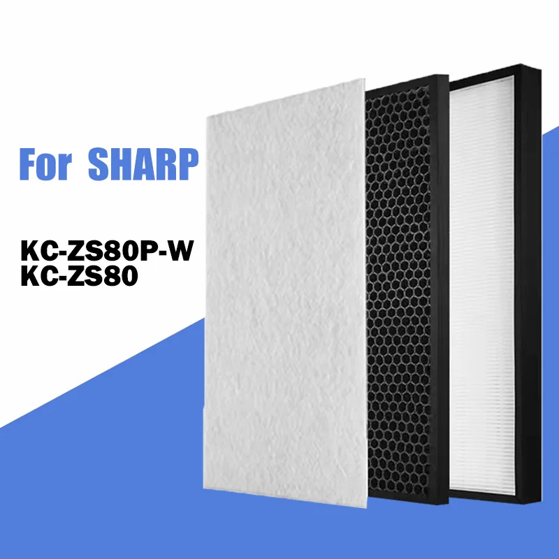 

FZ-ZS80SFE Replacement HEPA & Deodorizing Filter(SET) for Sharp Air Purifier KC-ZS80P-W KC-ZS80 KC ZS80PW